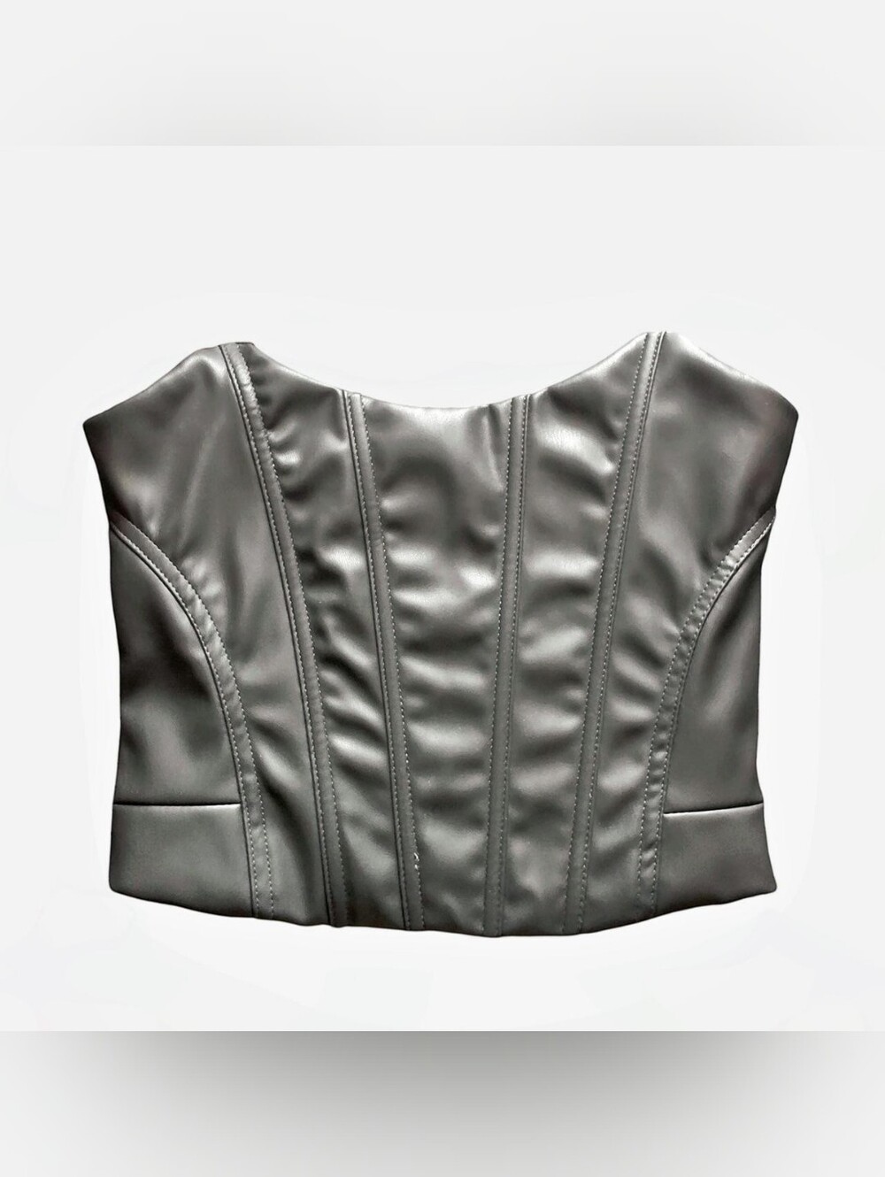 Pleather Mini Corset